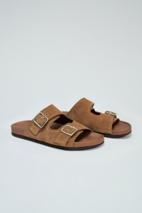 LEDERSANDALEN MIT SCHNALLEN