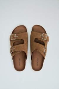 LEDERSANDALEN MIT SCHNALLEN