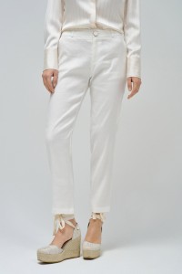 PANTALONES CHINO DE LINO