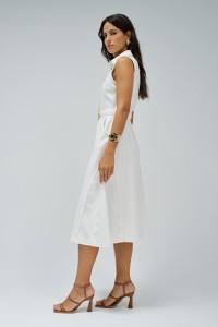 MIDI DENIM DRESS