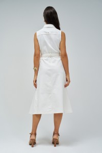 MIDI DENIM DRESS