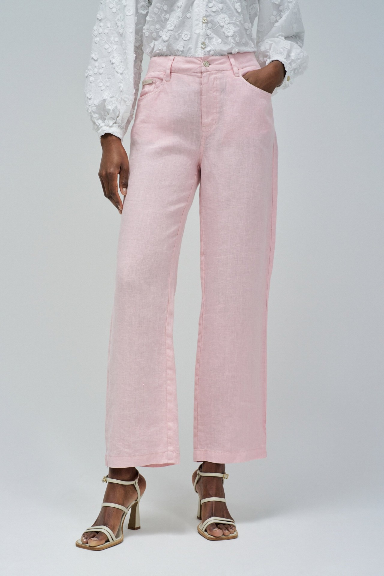 PANTALON DROIT EN LIN