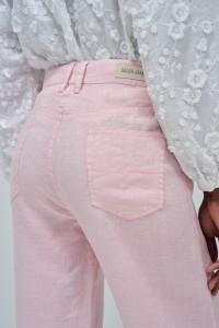 PANTALON DROIT EN LIN