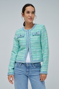 COLOURFUL TWEED JACKET