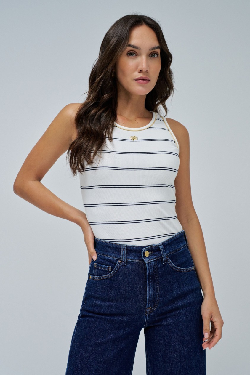 BASIC TOP WITH LUREX THREADS