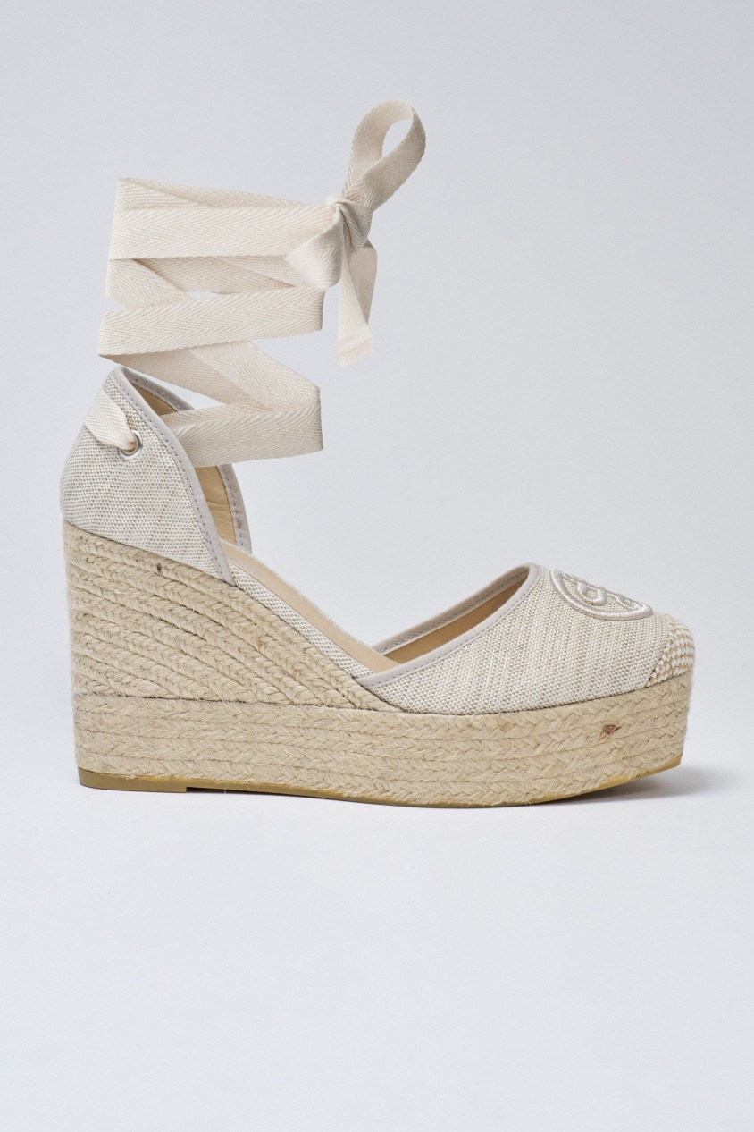 ESPADRILLES WITH WEDGE HEEL