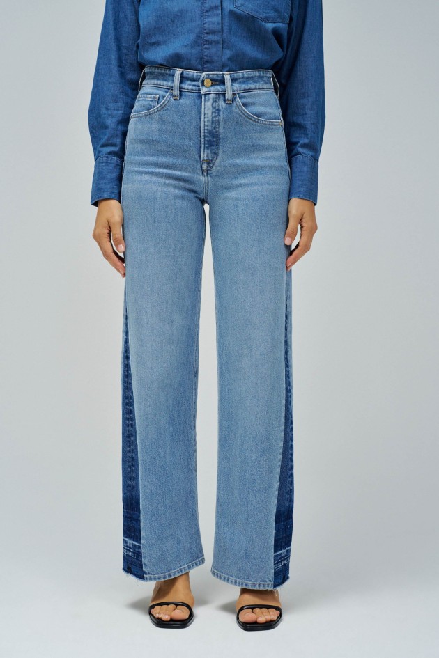 FAITH PUSH IN WIDE JEANS