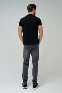 COTTON T-SHIRT WITH SALSA LOGO APPLIQU