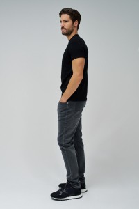 COTTON T-SHIRT WITH SALSA LOGO APPLIQU