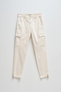 FAITH PUSH IN CROPPED SKINNY CARGO STYLE JEANS
