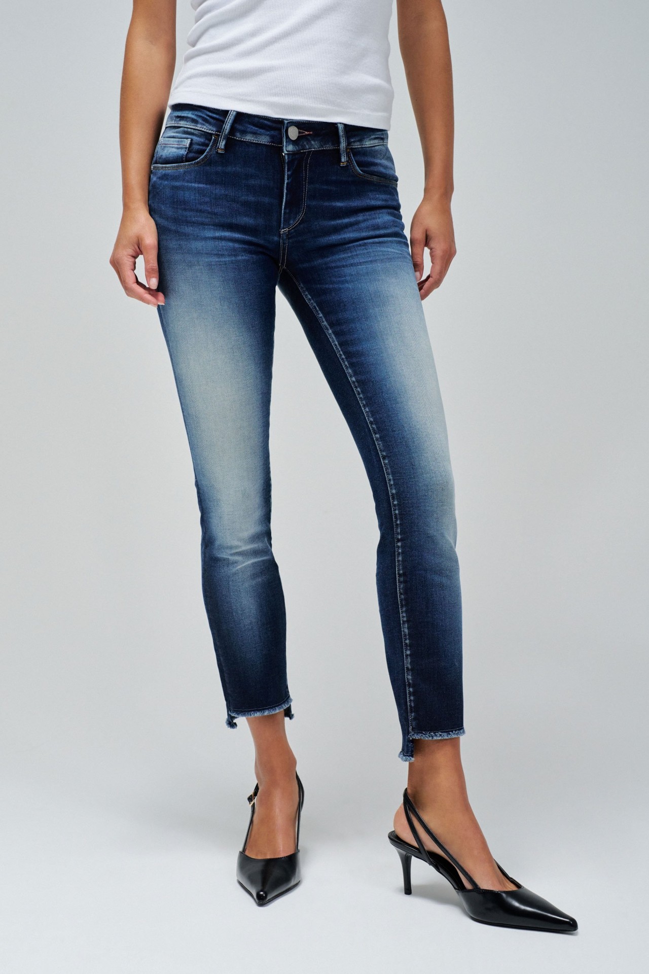 JEANS WONDER PUSH UP CROPPED DLAVAGE PREMIUM