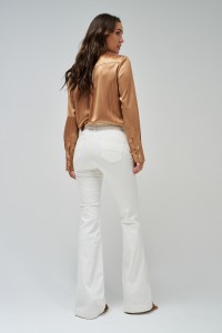 UNBLEACHED FAITH PUSH IN FLARE JEANS