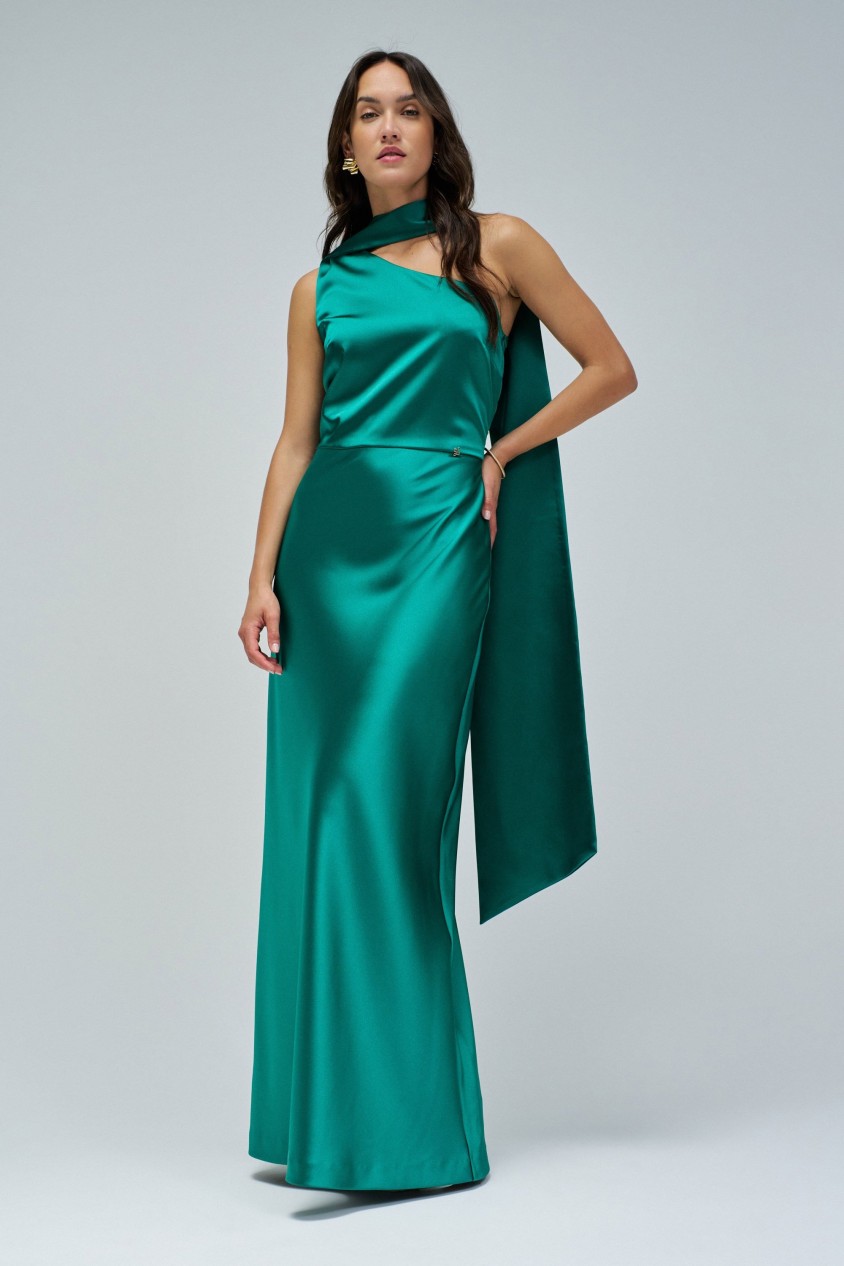 SATIN DRESS