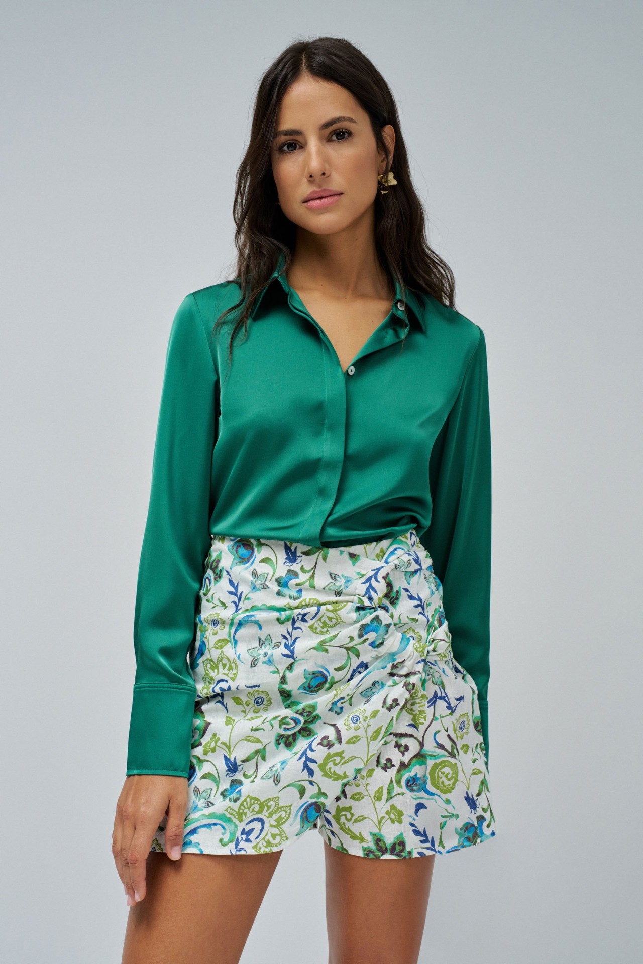 SATIN SHIRT
