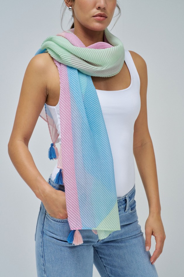 SCARF WITH PRINT