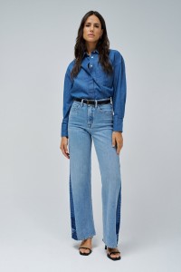 FAITH PUSH IN WIDE JEANS