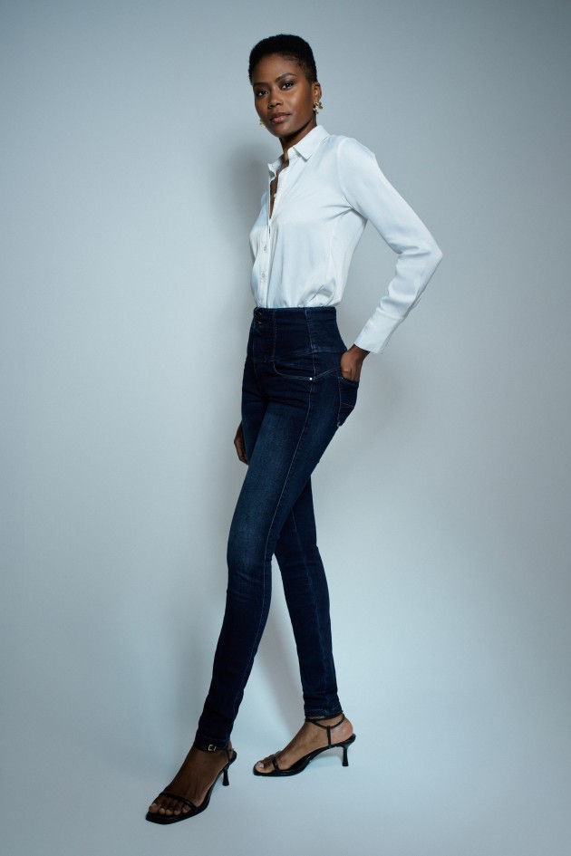DIVA PUSH IN SKINNY SOFT TOUCH JEANS
