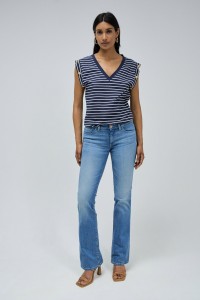 WONDER PUSH UP BOOTCUT DETAIL ON THE POCKETS JEANS