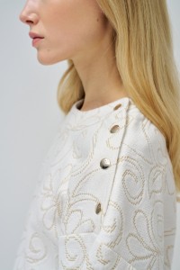 SUDADERA CON BRILLO LUREX