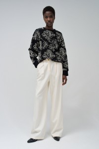 PULL TEXTUR FLORAL