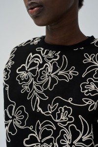 PULL TEXTUR FLORAL