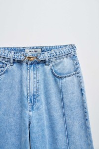 WIDE LEG LIGHTDENIM JEANS