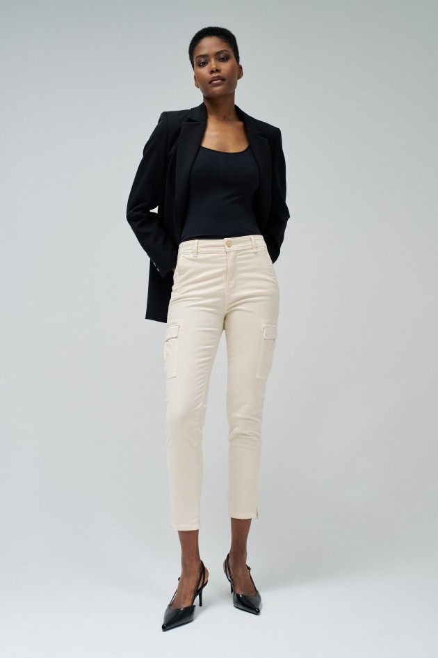 VAQUEROS FAITH PUSH IN CROPPED SKINNY ESTILO CARGO