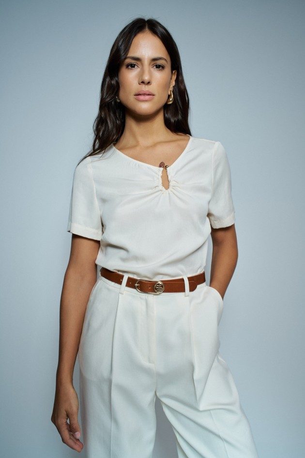 BLUSA EN LIGHTDENIM