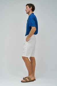 TROUSERS WITH LINEN BLEND