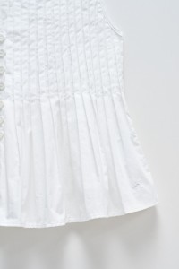 PLEATED BLOUSE