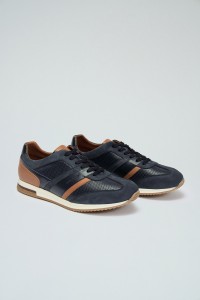 ZAPATILLAS DE PIEL Y ANTE
