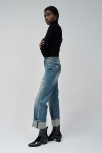 JEANS TRUE DROIT AVEC DCHIRURES