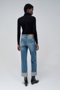JEANS TRUE DROIT AVEC DCHIRURES