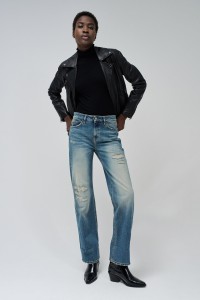 JEANS TRUE DROIT AVEC DCHIRURES