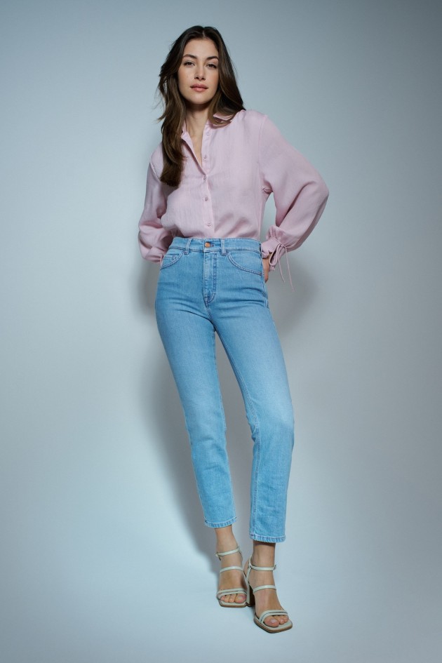 FAITH PUSH IN CROPPED SLIM JEANS