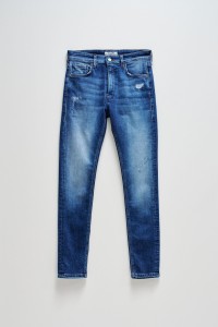 SKINNY FIT JEANS WITH RIPS