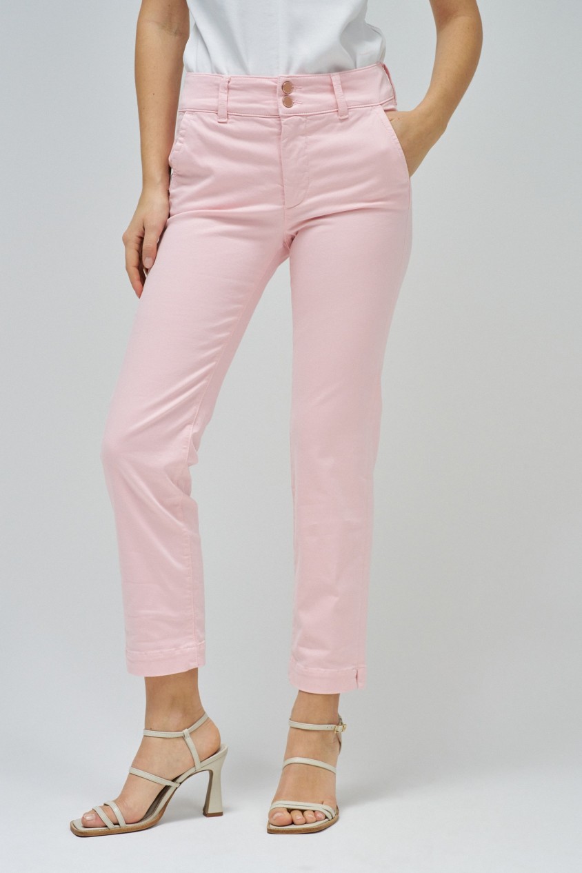 SECRET CHINO PUSH IN CROPPED SLIM