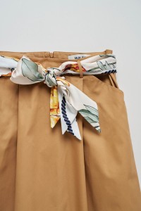 MIDI SKIRT IN FABRIC