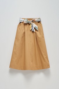 MIDI SKIRT IN FABRIC