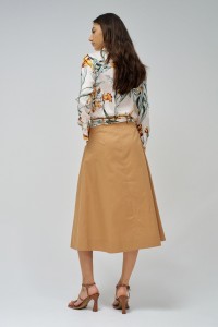 MIDI SKIRT IN FABRIC