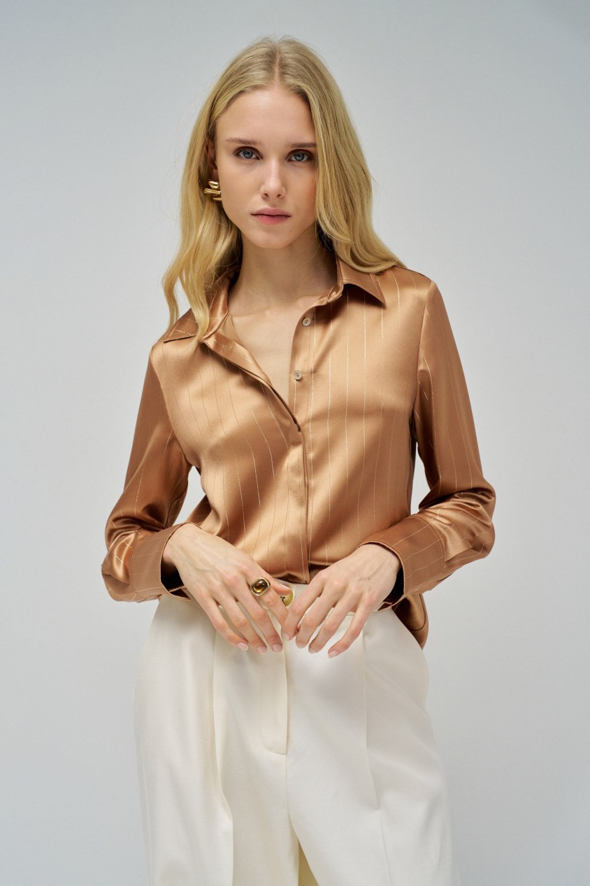 CHEMISE EN SATIN
