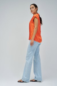 SATIN BLUSE