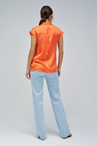 SATIN BLUSE
