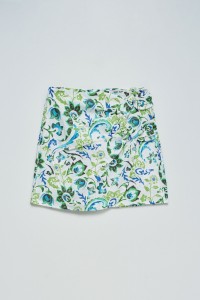 JUPE-CULOTTE EN MLANGE DE LIN