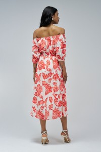 VESTIDO CON ESTAMPADO FLORAL