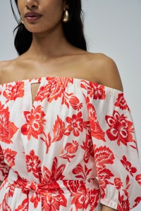 VESTIDO CON ESTAMPADO FLORAL