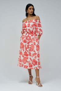 VESTIDO CON ESTAMPADO FLORAL