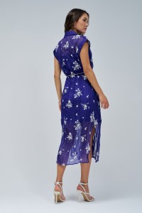 VESTIDO CAMISERO CON BORDADOS