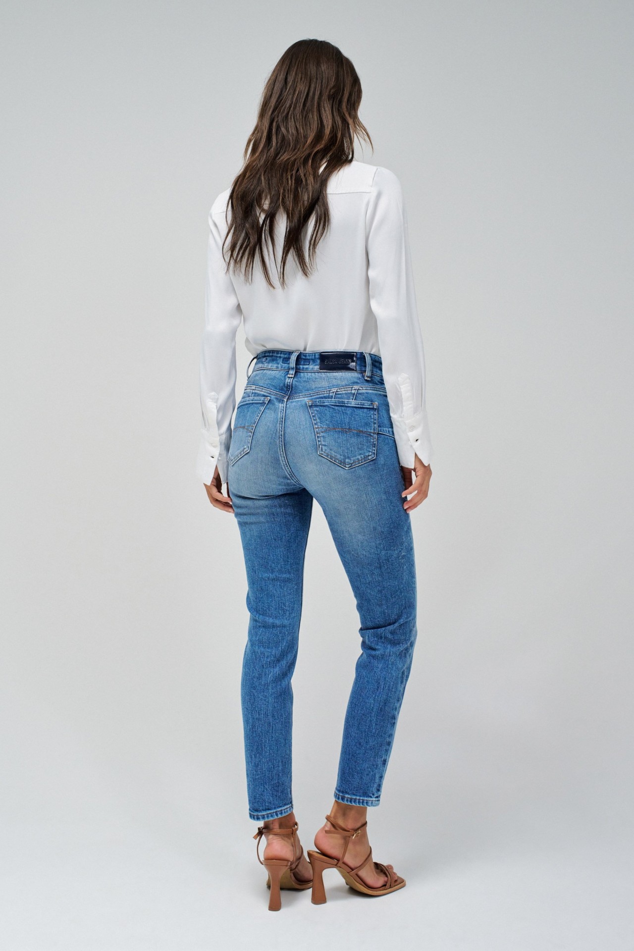 DESTINY PUSH UP CROPPED SKINNY JEANS