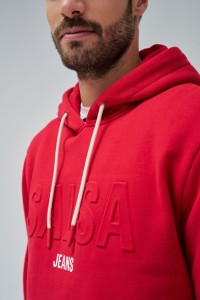 SWEAT  CAPUCHE AVEC LOGO